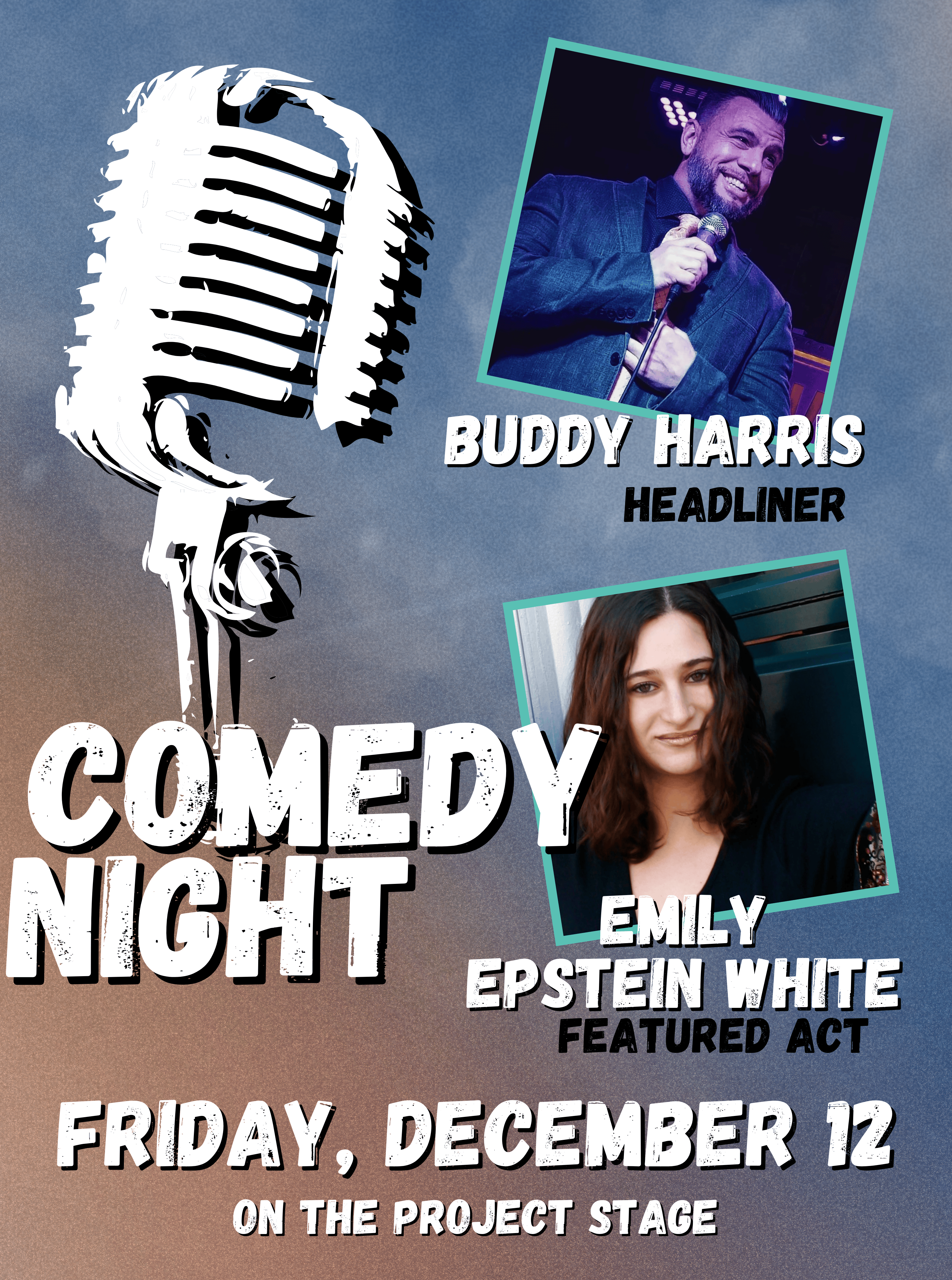 Comedy Night dates poster