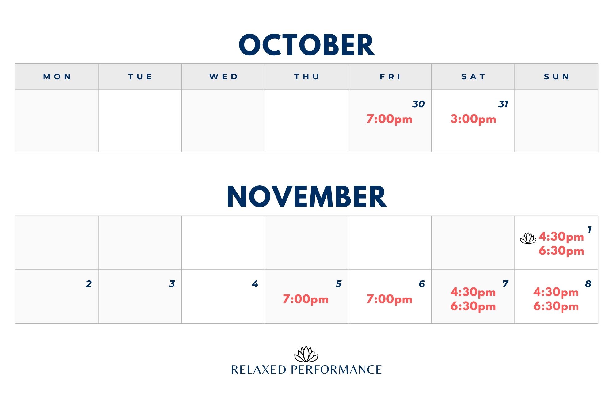 Ghost Hunt Calendar