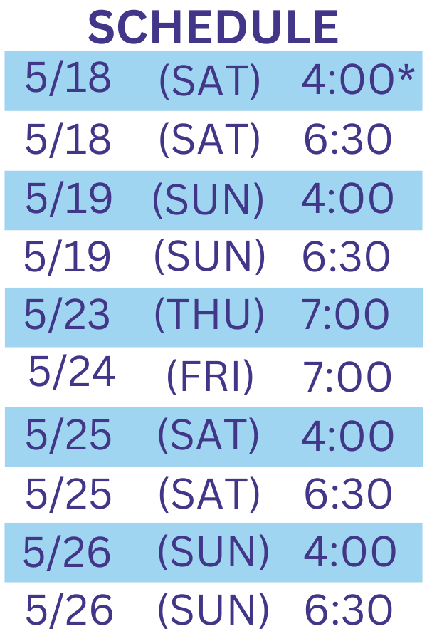 Performance Schedule